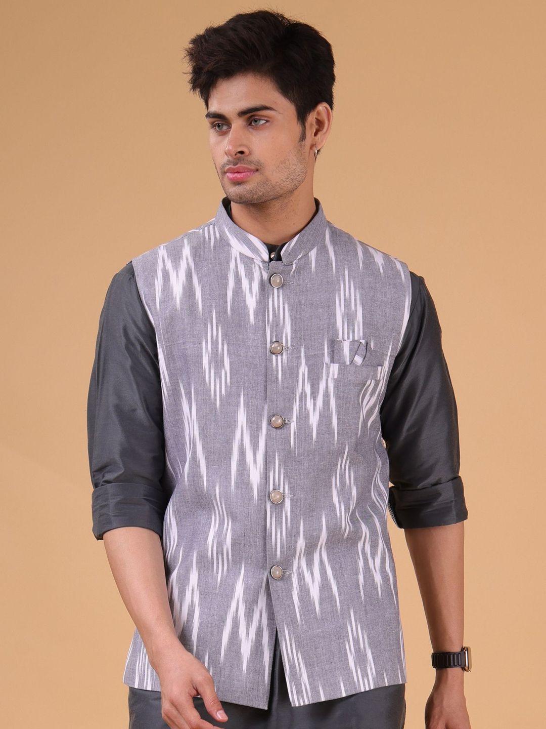 shiwam-ethnix-ikat-printed-cotton-nehru-jacket