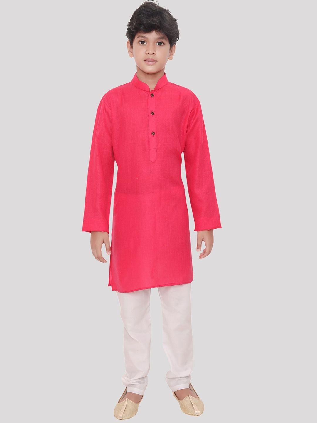 shiwam ethnix boys mandarin collar cotton kurta