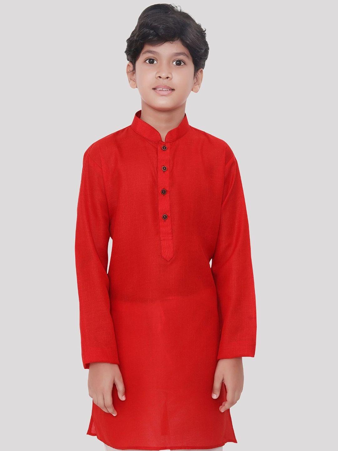 shiwam ethnix boys mandarin collar straight kurta