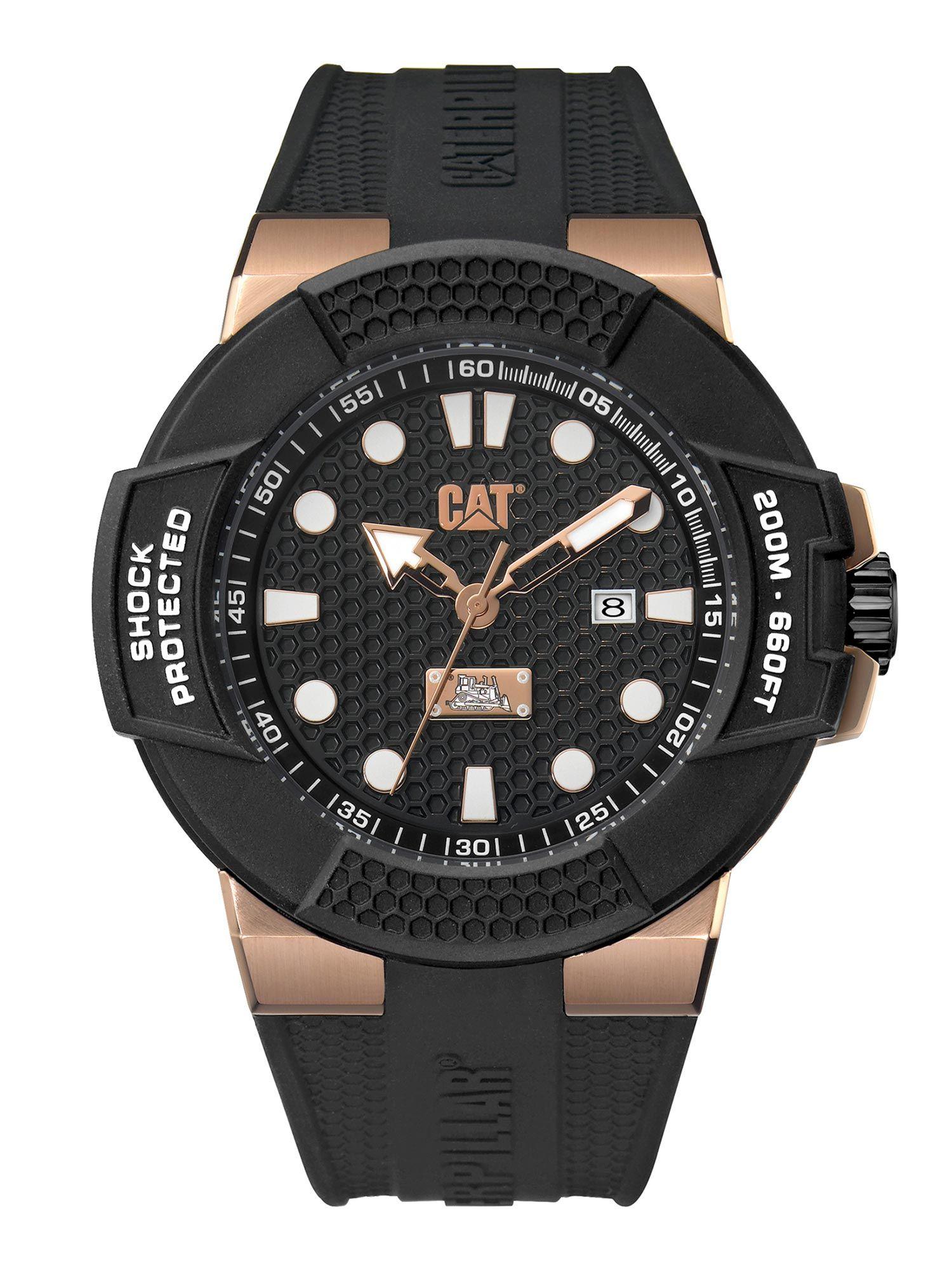 shockmaster sf.191.21.119 black dial analog watch for men