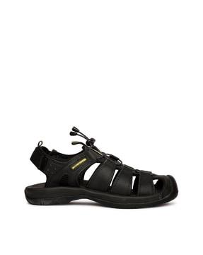 shoe-style sandals with velcro fastening