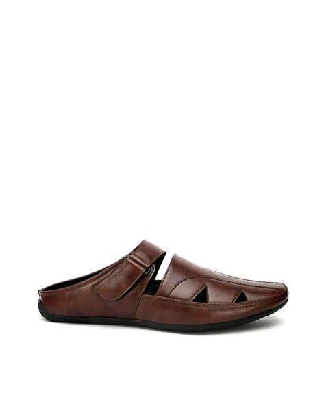 shoe-style sandals with velcro closure