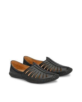 shoe-style slip-on sandals