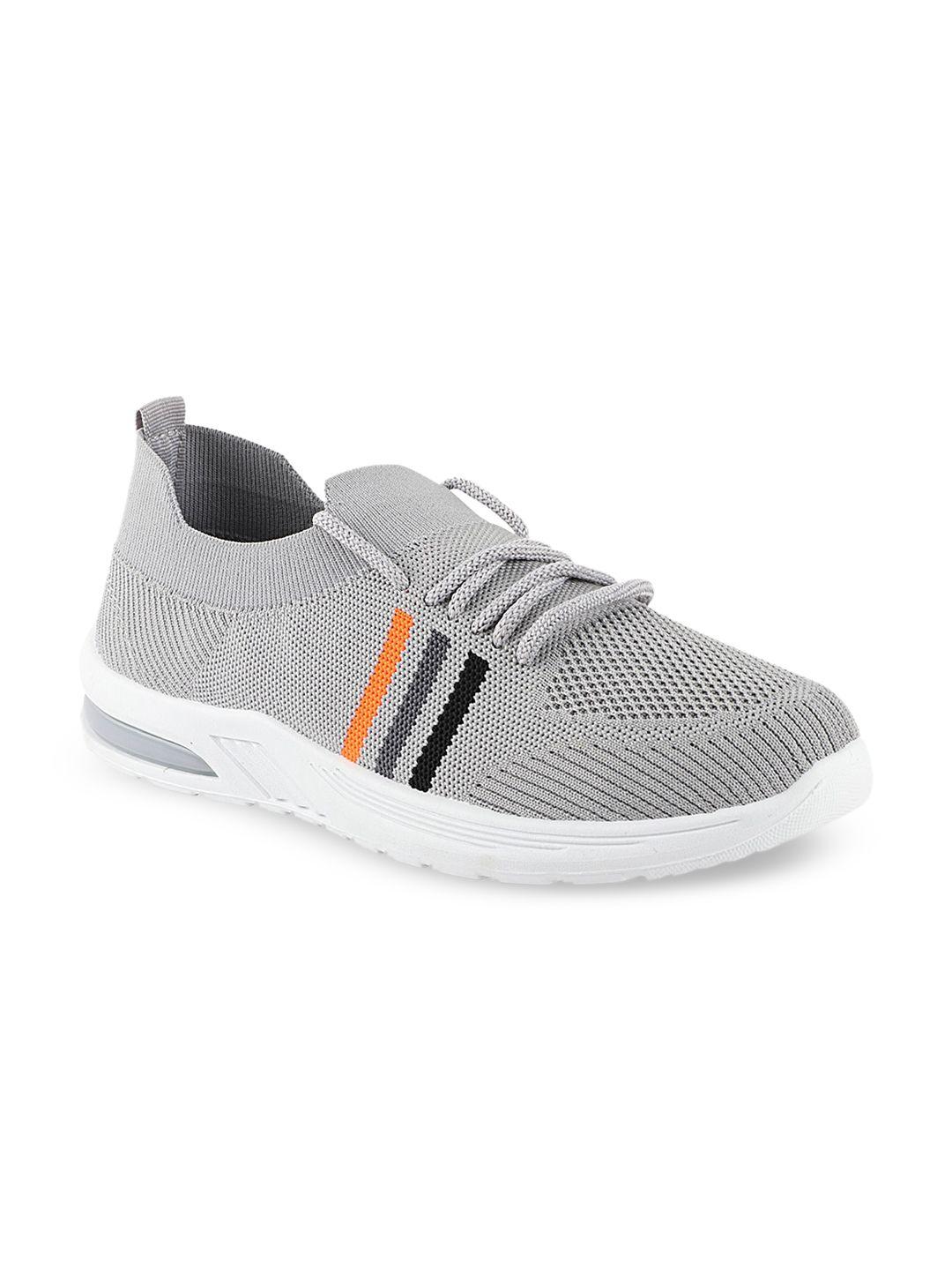 shoetopia girls grey slip-on sneakers