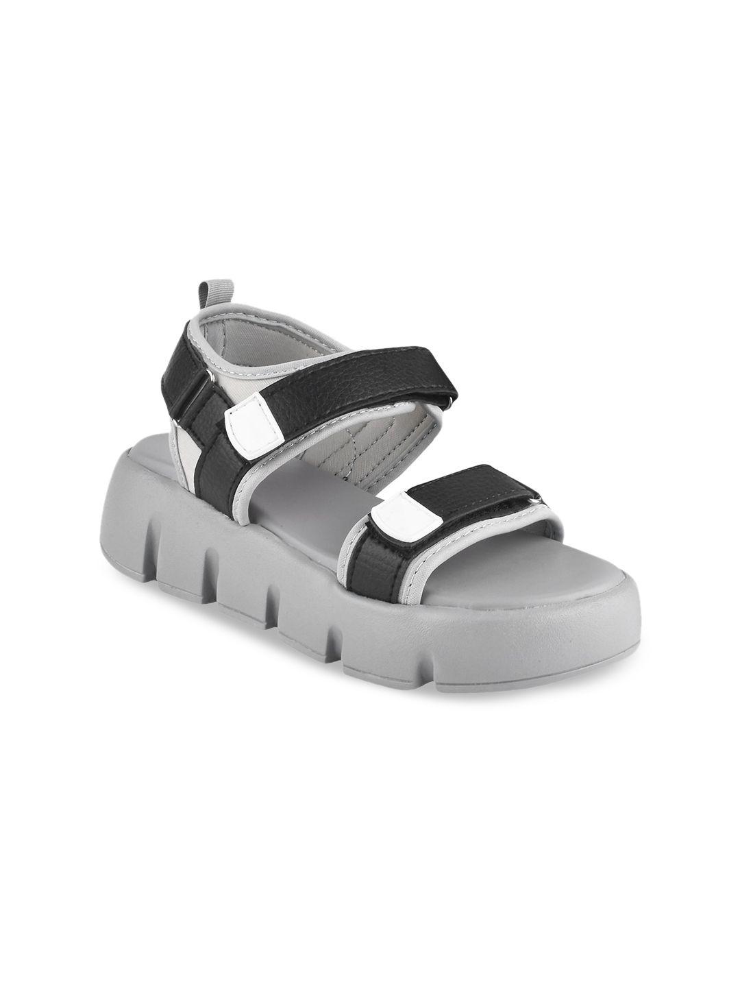 shoetopia black flatform sandals with buckles