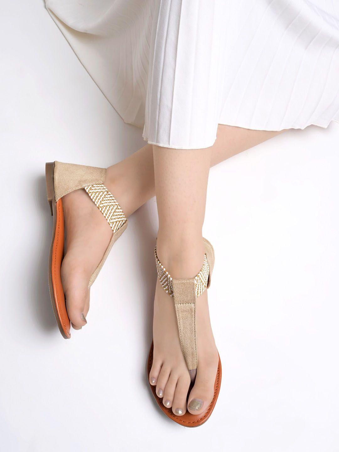 shoetopia embellished t-strap flats with backstrap