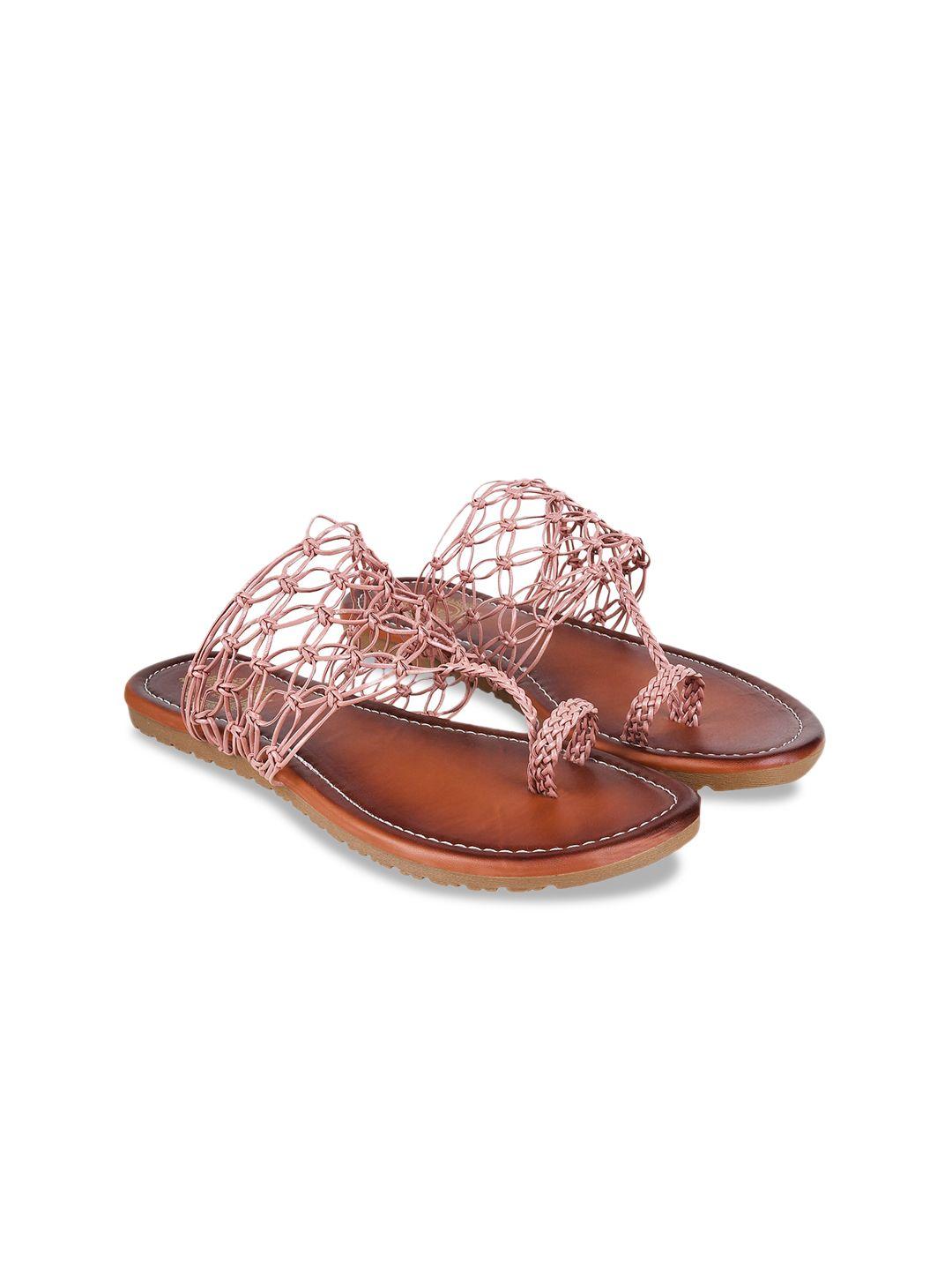 shoetopia girls ethnic knotted one toe flats