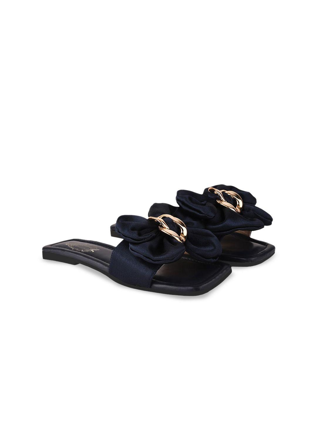shoetopia girls open toe flats with embellished bows