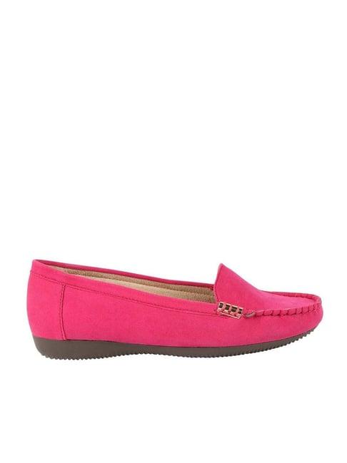 shoetopia kids pink & beige casual loafers