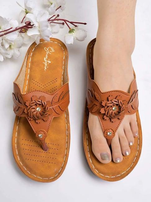 shoetopia kids tan t-strap sandals
