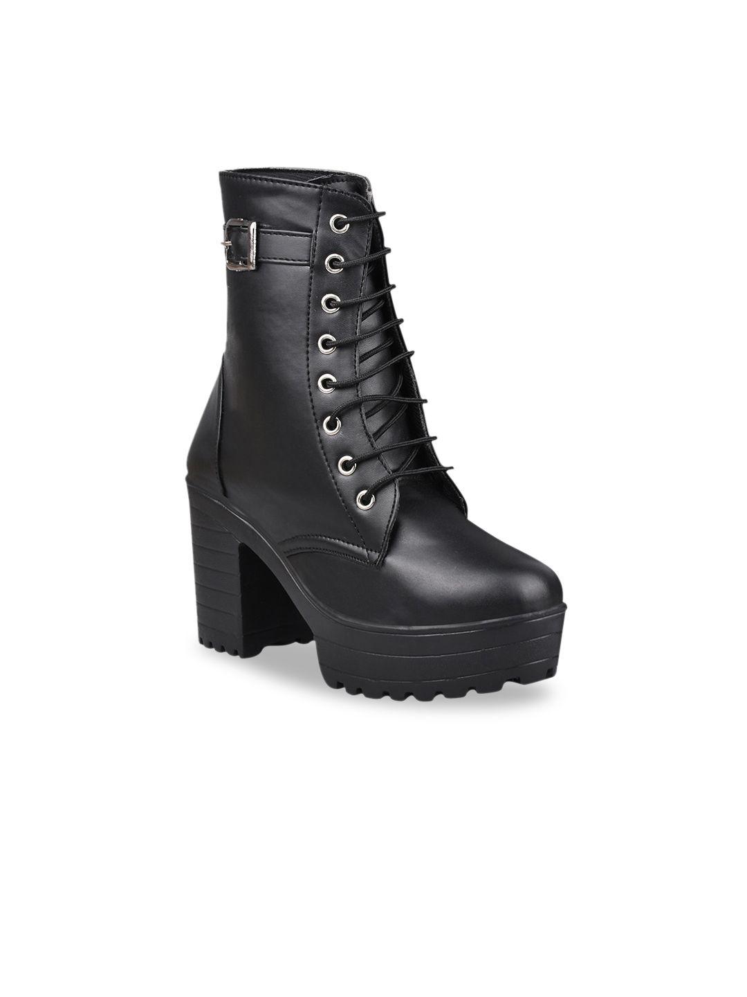 shoetopia women block-heeled regular boots
