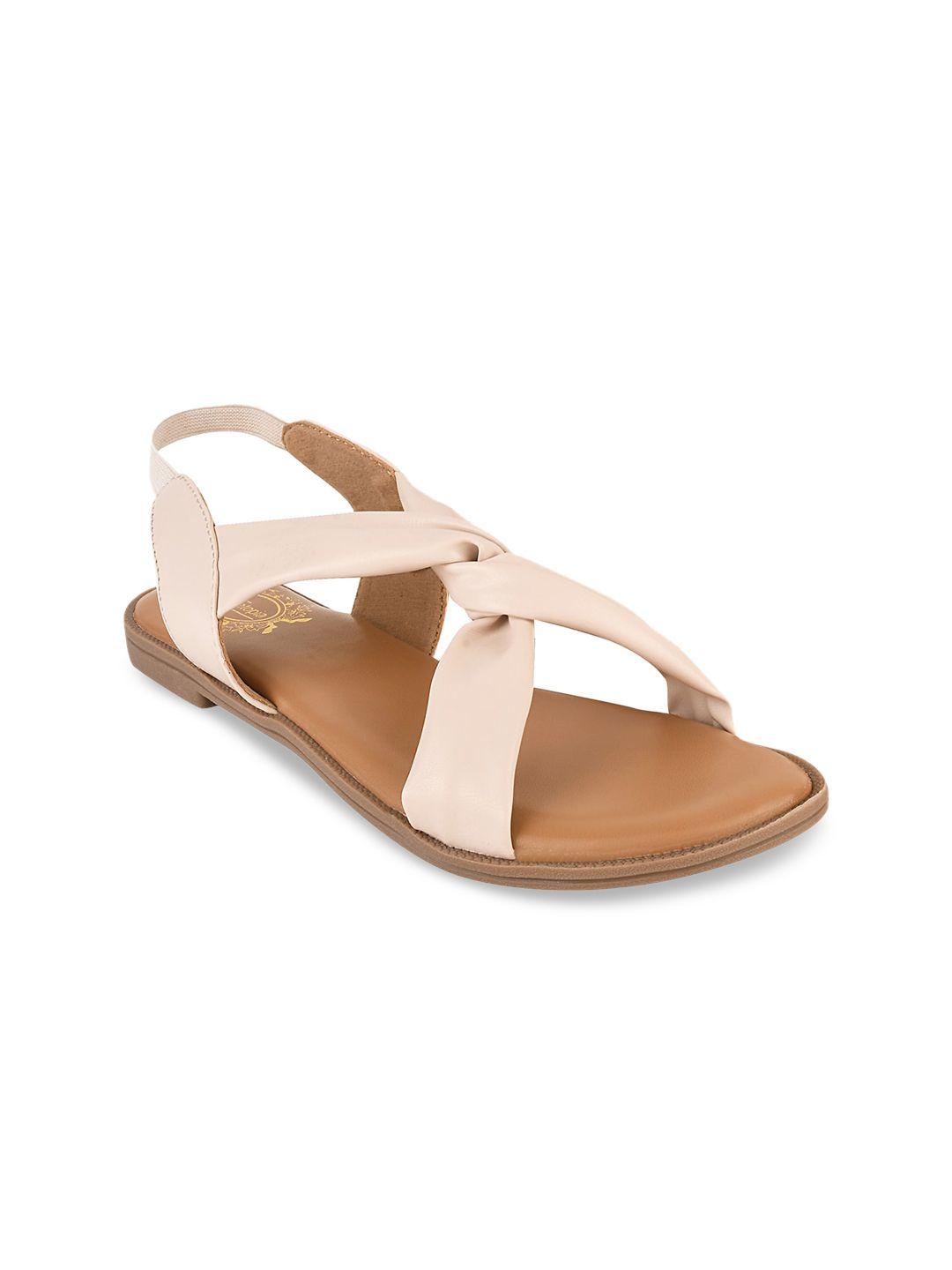 shoetopia women cream-coloured ballerinas flats