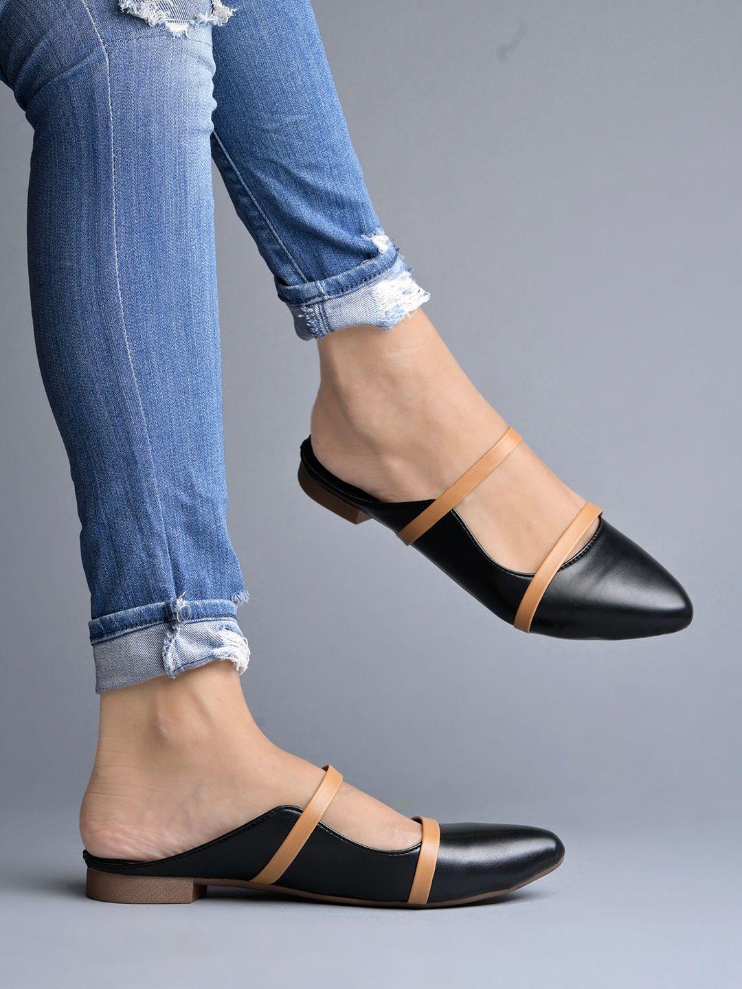 shoetopia women pointed toe mules