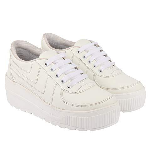 shoetopia womens sneaker-loin white sneaker - 5 uk (sneaker-loin-white)