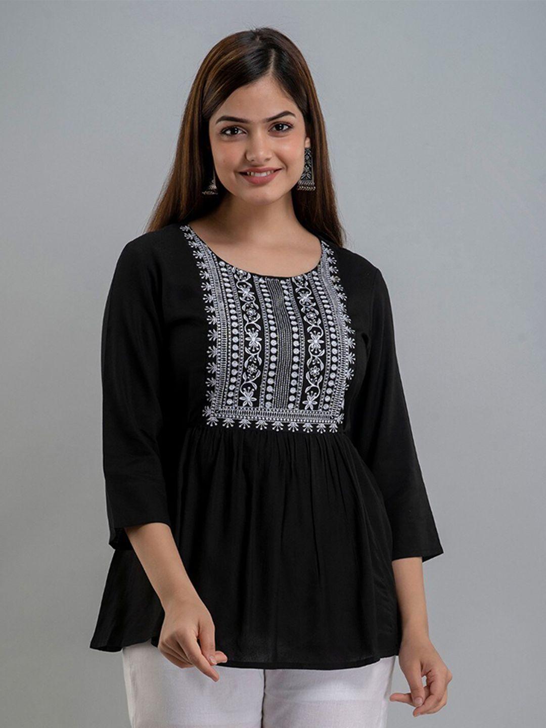 shoolin black & vampire black kurti