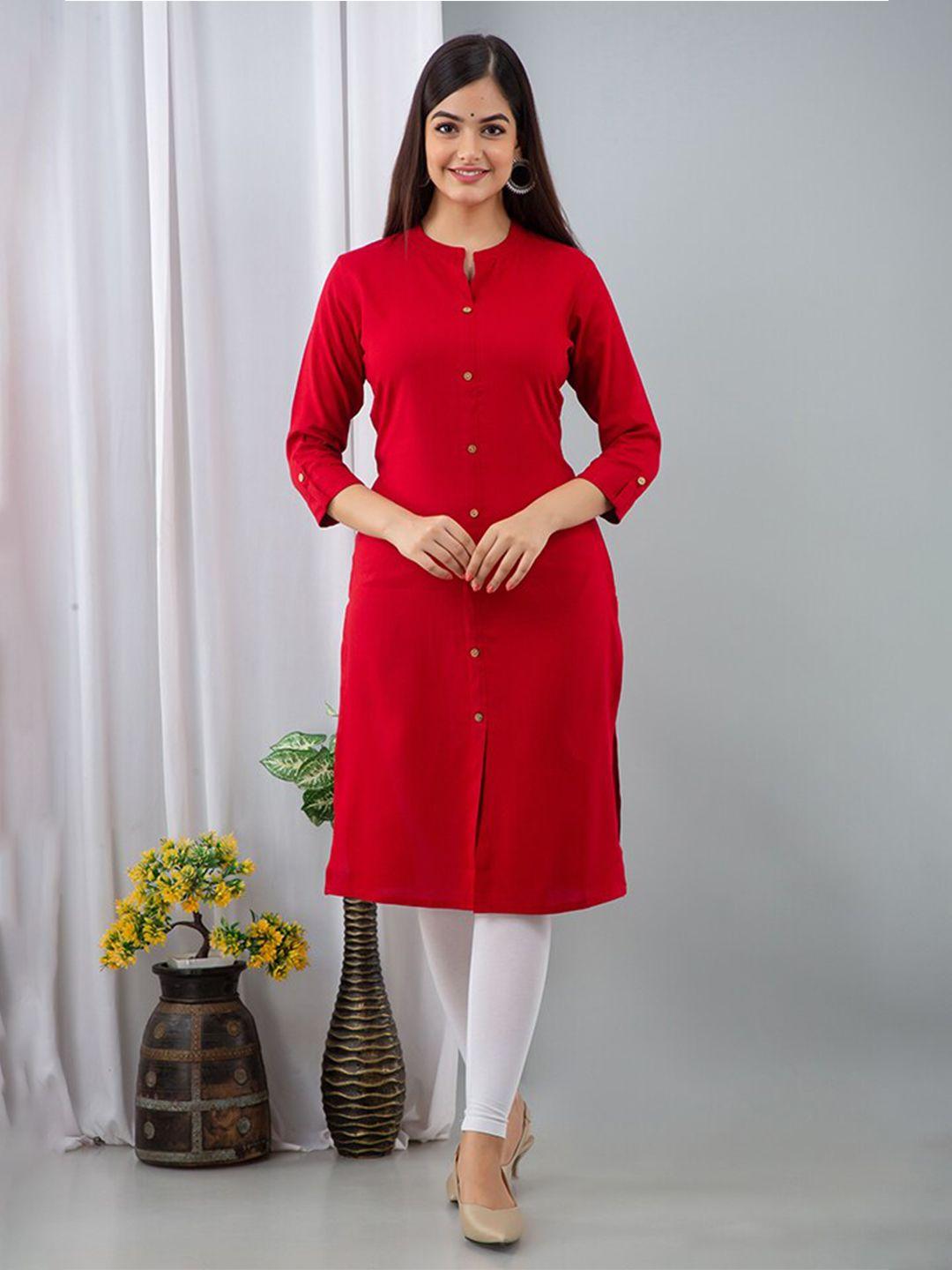 shoolin mandarin-collar straight kurta