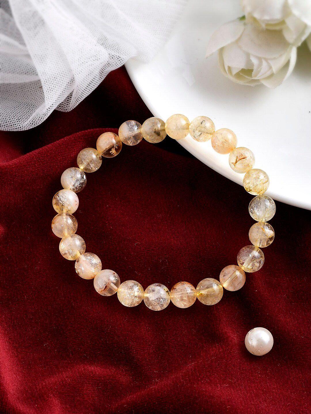 shoolin women brass pearls bracelet