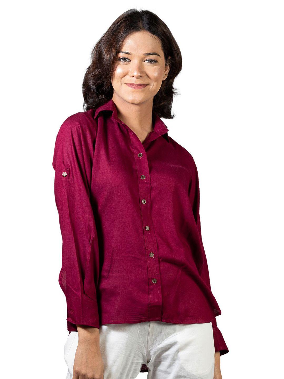 shoolin women comfort opaque casual shirt