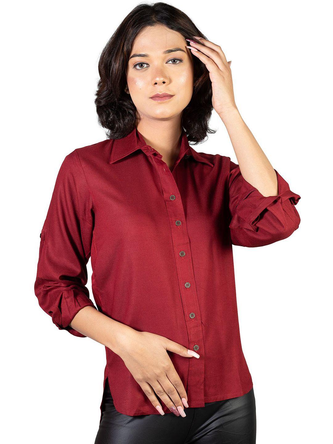 shoolin women comfort opaque casual shirt