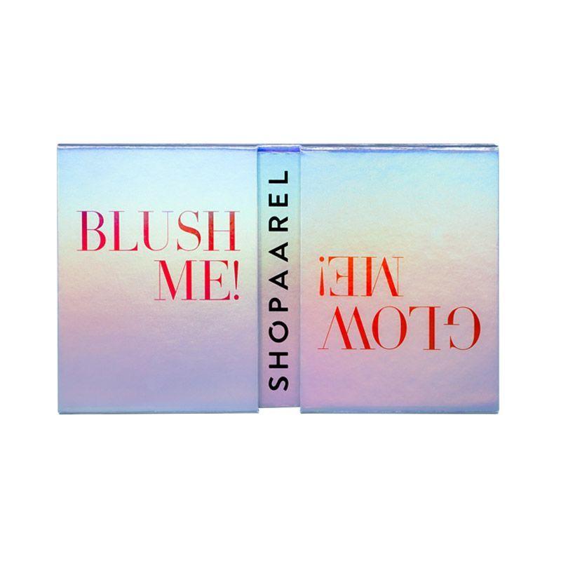 shopaarel blush me glow me (blusher highlighter palette)