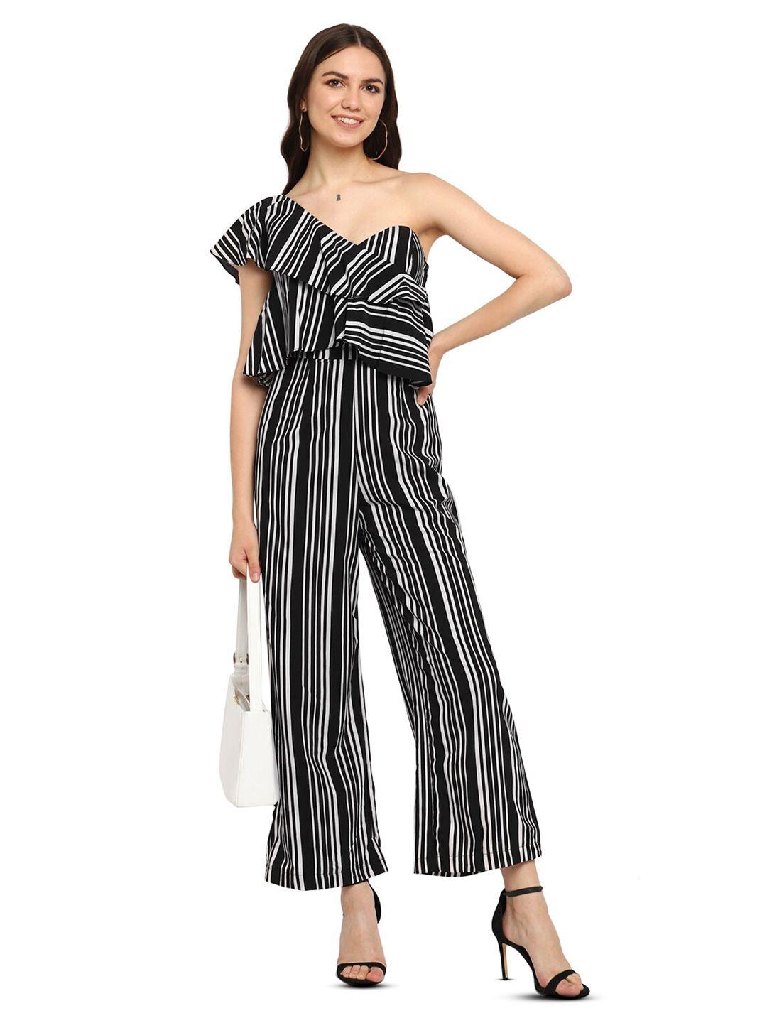 shopbloom striped basic jumpsuit