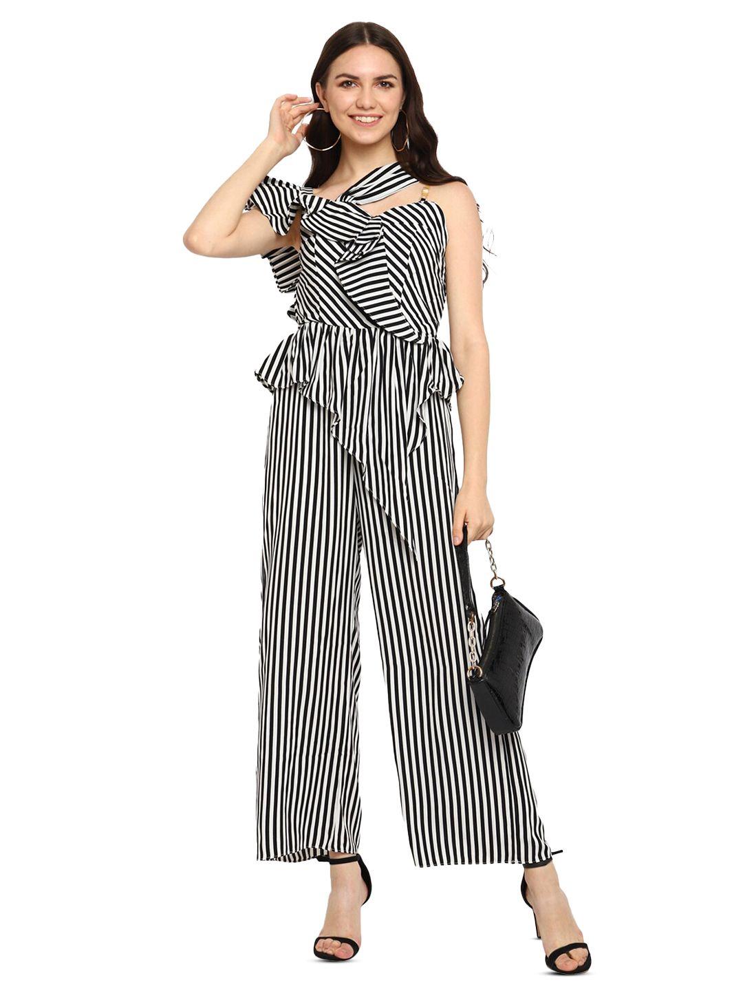 shopbloom striped basic jumpsuit