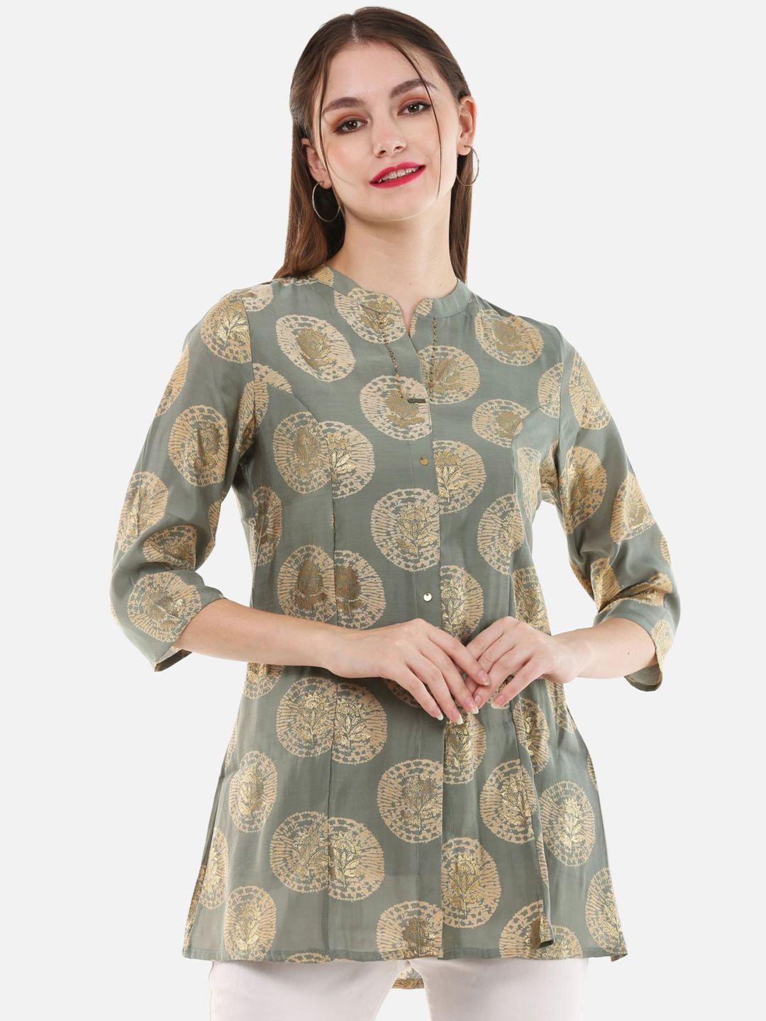 shopping queen woven design kurti
