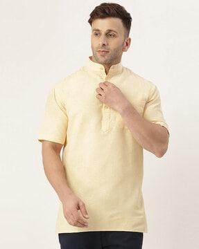 short kurta with patch pocket