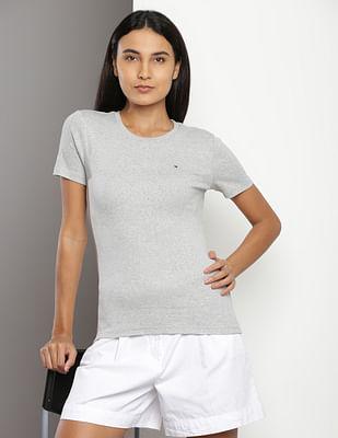 short sleeve solid brand t-shirt