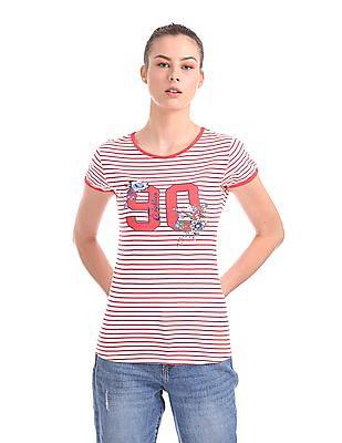 short sleeve striped t-shirt