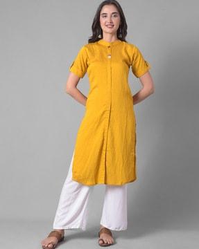 short sleeved straight kurta