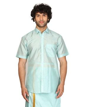 short-sleeves kurta shirt