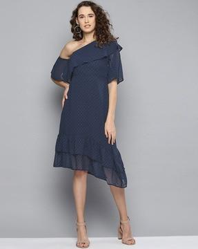 short sleeves a-line dress