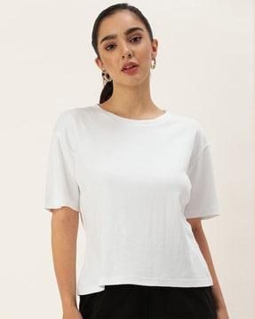 short-sleeves round-neck t-shirt