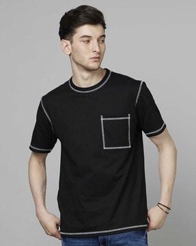 short-sleeves round-neck t-shirt