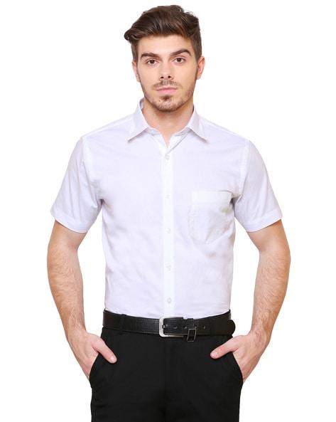 short sleeves tailored fit shirt