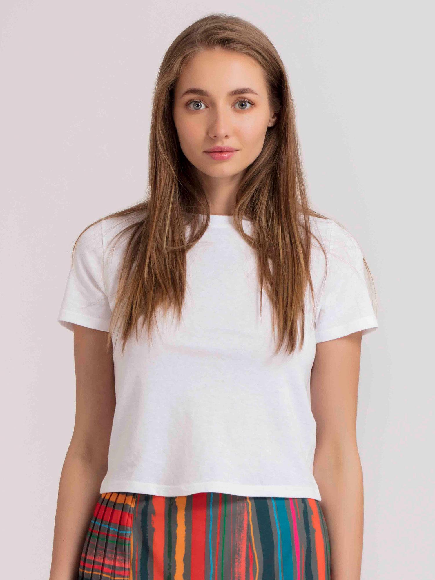 short white t-shirt