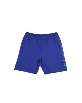 shorts with brand print