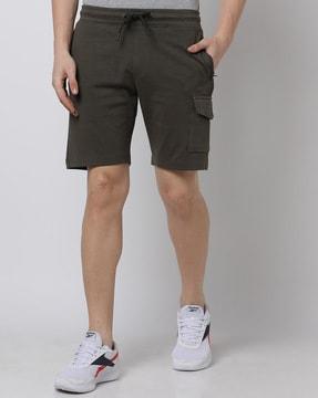 shorts with flap pockets
