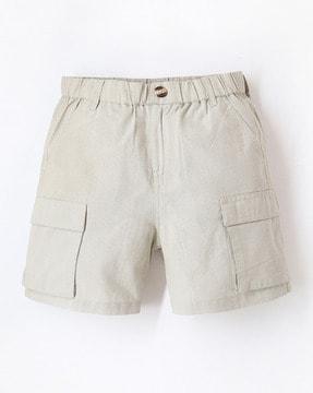 shorts with flap pockets