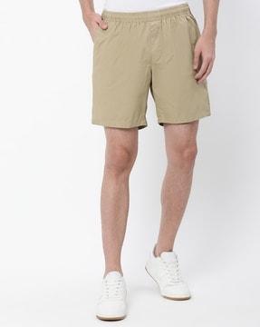 shorts with elasticated waist