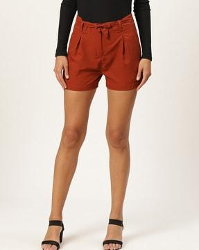 shorts with tie-up detail