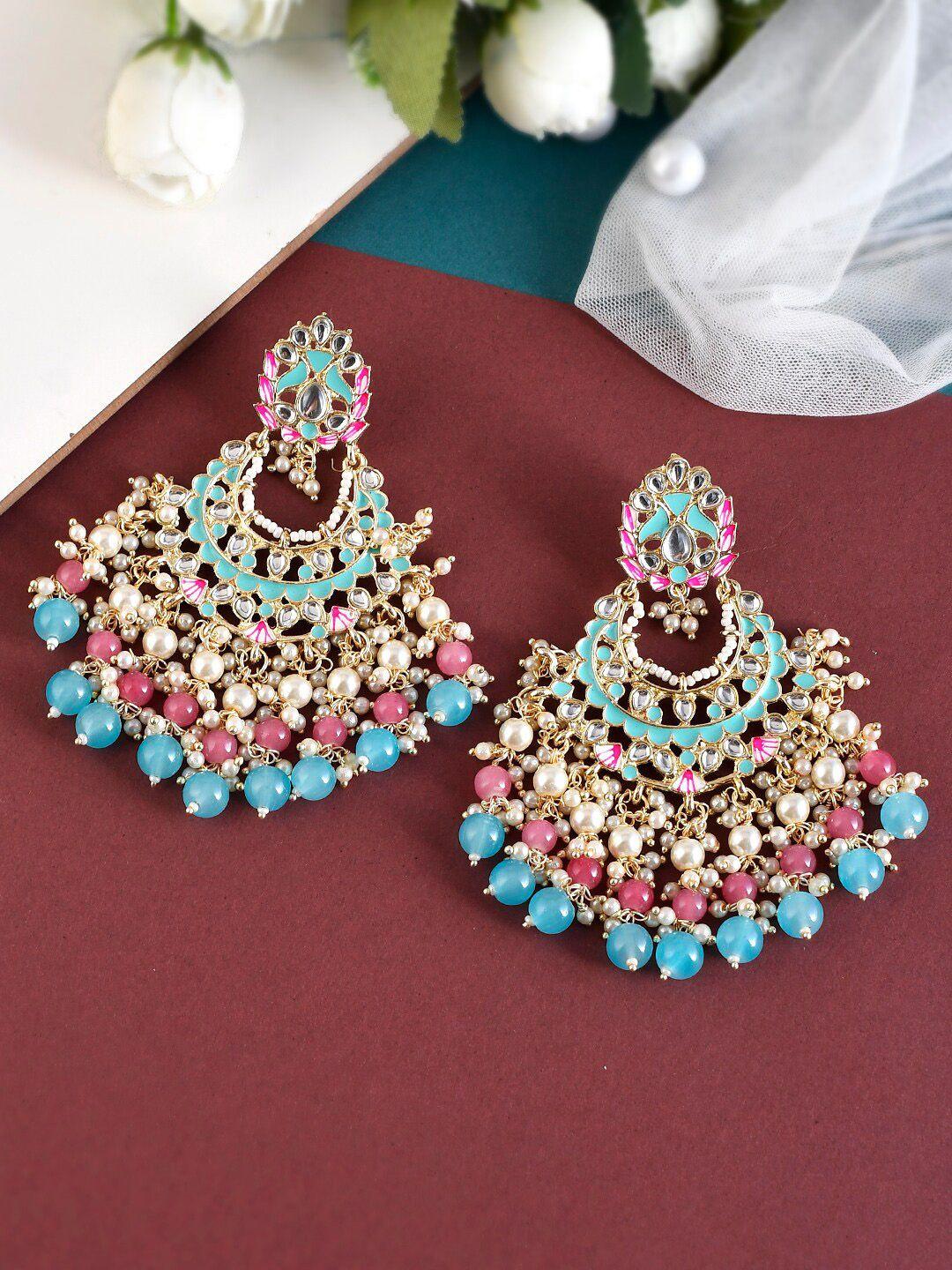 shoshaa women contemporary chandbalis earrings