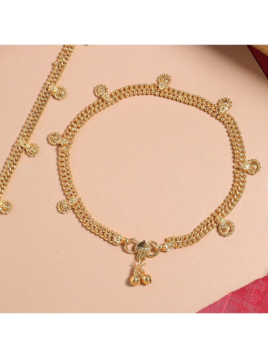 shoshaa women gold-plated anklet