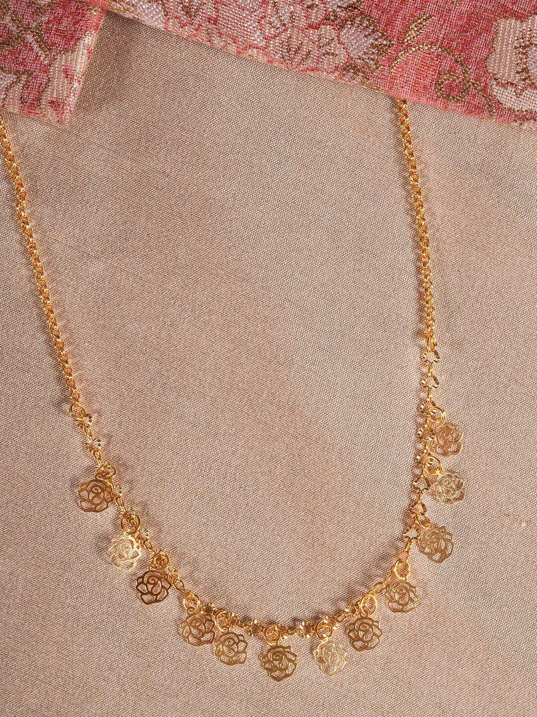 shoshaa gold-plated handcrafted necklace