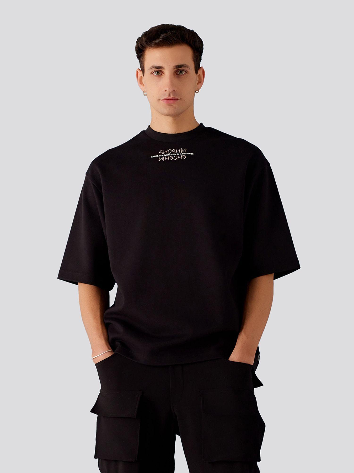 shoshin oversized unisex t-shirt black