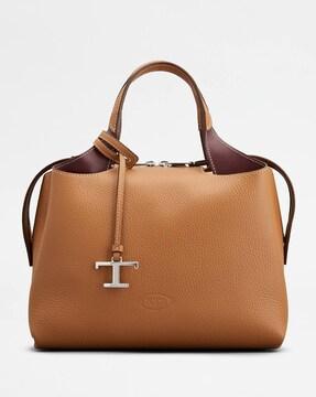 shoulder bag in leather