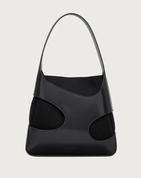 shoulder bag with cut-out details