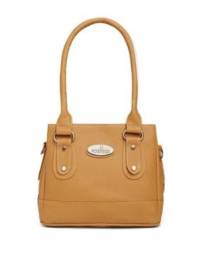 shoulder bag with zip pocket