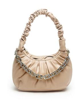 shoulder handbag with chain strap